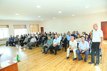 04 sentyabr 2025-ci il tarixində Binəqədi Rayon İcra Hakimiyyətinin başçısı Elxan Allahverdiyevin M.Ə.Rəsulzadə qəsəbə sakinləri ilə səyyar qəbulu keçirildi