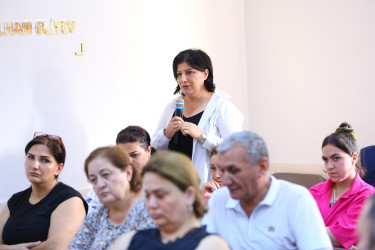 11 sentyabr 2025-ci il tarixində Binəqədi Rayon İcra Hakimiyyətinin başçısı Elxan Allahverdiyevin 7-ci mikrorayon sakinləri ilə səyyar qəbulu keçirildi