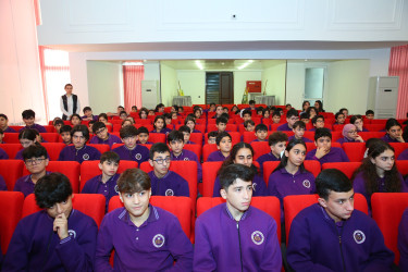 “Era” tam orta ümumtəhsil məktəbində "Narkotiksiz gələcək naminə” mövzusunda görüş keçirildi