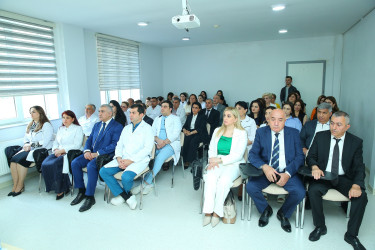 Ə.D.Məlikov adına Binəqədi Tibb Mərkəzində “17 İyun – Tibb İşçilərinin Peşə Bayramı Günü” münasibətilə tədbir keçirildi