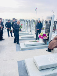26 noyabr 2025-ci il tarixində şəhid Seymur Hüseyn oğlunun ildönümü ilə əlaqədar məzarı ziyarət olundu