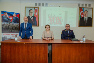 Binəqədi rayonu 115 nömrəli tam orta məktəbdə "Narkotiksiz gələcək naminə” mövzusunda görüş keçirildi