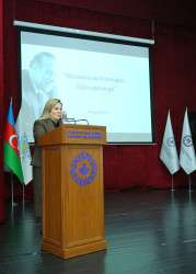 YAP Binəqədi rayon təşkilatı Ümummilli lider Heydər Əliyevin anadan olmasının 103-cü ildönümünə həsr olunmuş “Ulu öndərin tarixi missiyası – zəfərə aparan yol” adlı tədbir keçirdi