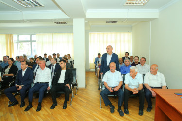 24 iyun 2025-ci il tarixində Binəqədi Rayon İcra Hakimiyyətinin başçısı Elxan Allahverdiyevin M.Ə.Rəsulzadə qəsəbəsinin sakinləri ilə səyyar qəbulu keçirildi