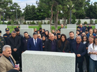 Şəhid Əliyev İmran Əli oğlunun anım günü ilə əlaqədar məzarı ziyarət olundu