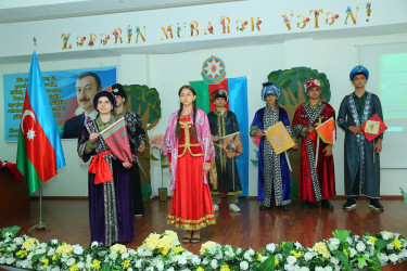 Binəqədi rayonu 3 № li tam orta məktəbdə “Konstitusiya və Suverenlik İli” çərçivəsində 28 May-“Müstəqlillik Günü”nə həsr edilmiş “Müstəqilliyimiz Əbədidir!” adlı tədbir keçirildi