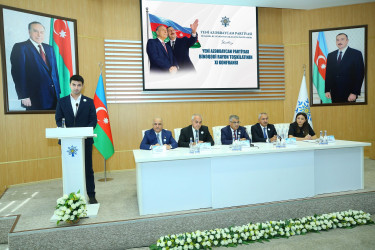 Yeni Azərbaycan Partiyası Binəqədi rayon təşkilatının XI konfransı keçirildi
