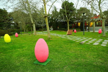 Novruz bayramı ərəfəsində Binəqədi rayonunun prospektləri, küçələri, parkları bayram əhval-ruhiyyəsi ilə bəzədilib