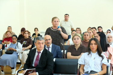 03 sentyabr 2026-cı il tarixində Binəqədi Rayon İcra Hakimiyyətinin başçısı Elxan Allahverdiyevin Binəqədi qəsəbə sakinləri ilə səyyar qəbulu keçirildi