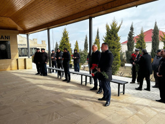 Şəhid Mustafayev Elnur Nəcəf oğlunun doğum günü ilə əlaqədar məzarı ziyarət olundu