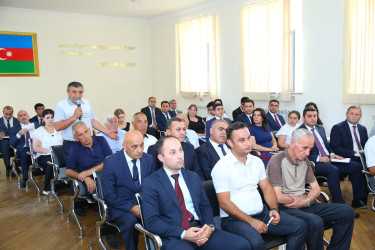 24 iyul 2025-ci il tarixində Binəqədi Rayon İcra Hakimiyyətinin başçısı Elxan Allahverdiyevin M.Ə.Rəsulzadə qəsəbəsinin sakinləri ilə səyyar qəbulu keçirildi