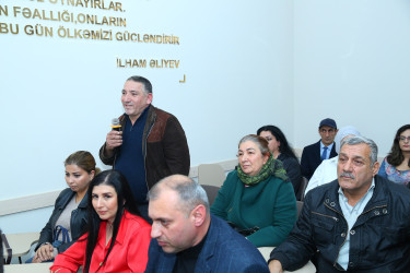 04 noyabr 2025-ci il tarixində Binəqədi Rayon İcra Hakimiyyətinin başçısı Elxan Allahverdiyevin 7-ci mikrorayon sakinləri ilə səyyar qəbulu keçirildi