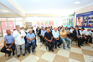 19 avqust 2025-ci il tarixində Binəqədi Rayon İcra Hakimiyyətinin başçısı Elxan Allahverdiyevin Xocəsən qəsəbə sakinləri ilə səyyar qəbulu keçirildi