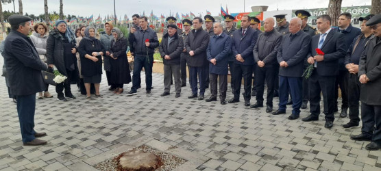 Şəhid Tağıyev Ruslan Fuad oğlunun şəhadətinin ildönümü ilə əlaqədar məzarı ziyarət olundu