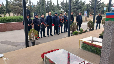 Şəhid Məmmədli Murad Teymurşah oğlunun şəhadətinin ildönümü ilə əlaqədar məzarı ziyarət olundu