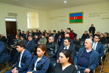 17 aprel 2025-ci il tarixində Binəqədi Rayon İcra Hakimiyyətinin başçısı Elxan Allahverdiyevin M.Ə.Rəsulzadə qəsəbə sakinləri ilə səyyar qəbulu