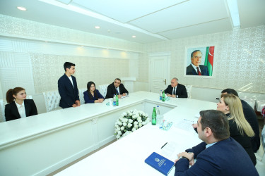 02 fevral 2026-cı il tarixində Binəqədi Rayon İcra Hakimiyyətində gənclərlə 2 Fevral-“Azərbaycan Gəncləri Günü”nə həsr olunmuş tədbir