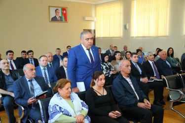 24 aprel 2025-ci il tarixində Binəqədi Rayon İcra Hakimiyyətinin başçısı Elxan Allahverdiyevin 6-cı mikrorayon sakinləri ilə səyyar qəbulu