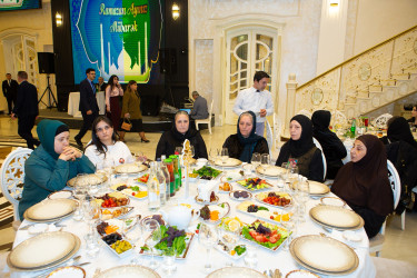 Binəqədi Rayon İcra Hakimiyyəti tərəfindən müqəddəs Ramazan ayı münasibətilə iftar süfrəsinin təşkili 17.03.2025