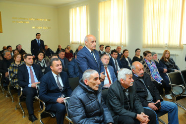 17 aprel 2025-ci il tarixində Binəqədi Rayon İcra Hakimiyyətinin başçısı Elxan Allahverdiyevin M.Ə.Rəsulzadə qəsəbə sakinləri ilə səyyar qəbulu