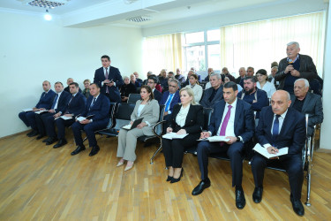 16 aprel 2026-cı il tarixində Binəqədi Rayon İcra Hakimiyyətinin başçısı Elxan Allahverdiyevin M.Ə.Rəsulzadə qəsəbə sakinləri ilə səyyar qəbulu