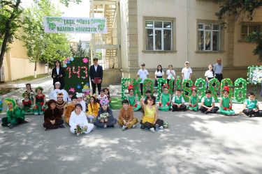 Binəqədi rayonu 143 nömrəli tam orta məktəbdə “Yaşıl dünya naminə həmrəyik ili” şüarı altında “Eko-düşərgə”  29.04.2024