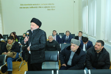 05 fevral 2026-cı il tarixində Binəqədi Rayon İcra Hakimiyyətinin başçısı Elxan Allahverdiyevin Binəqədi qəsəbə sakinləri ilə səyyar qəbulu