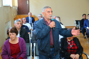 24 aprel 2025-ci il tarixində Binəqədi Rayon İcra Hakimiyyətinin başçısı Elxan Allahverdiyevin 6-cı mikrorayon sakinləri ilə səyyar qəbulu