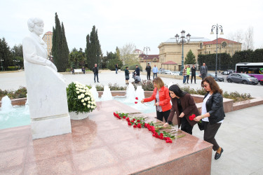 Binəqədi rayonunda əməkdar elm xadimi, tibb elmləri doktoru, görkəmli oftolmoloq-alim, akademik Zərifə xanım Əliyevanın əziz xatirəsi böyük ehtiramla yad edilməsi 15.04.2024