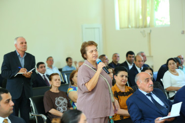 24 sentyabr 2026-cı il tarixində Binəqədi Rayon İcra Hakimiyyətinin başçısı Elxan Allahverdiyevin 9-cu mikrorayon sakinləri ilə səyyar qəbulu