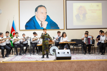 Ümummilli lider Heydər Əliyevin anadan olmasının 101-ci ildönümünə həsr olunmuş Binəqədi rayon məktəbliləri arasında keçirilən “Bir Dahi doğulub gəldi dünyaya” adlı yaradıcılıq müsabiqəsinin yekun konserti  12.06.2024