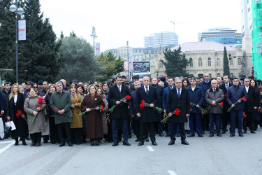 26 fevral 2026-cı il tarixində Xocalı soyqırımının 34-cü ildönümü ilə əlaqədar “Ana harayı” abidəsinin ziyarəti