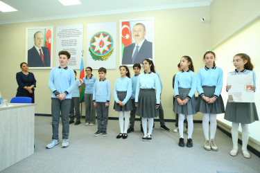 18 fevral 2026-cı il tarixində “Şəhərsalma və Memarlıq İli” çərçivəsində  Binəqədi Rayon İcra Hakimiyyətinin təşkilatçılığı ilə “Vətən” İdman liseyində 21 Fevral - “Beynəlxalq Ana Dili Günü”nə həsr olunmuş  “Azərbaycan dilinin tətbiqi” mövzusunda tədbir