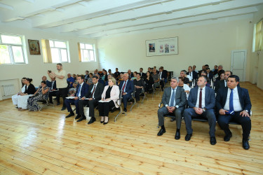 24 sentyabr 2026-cı il tarixində Binəqədi Rayon İcra Hakimiyyətinin başçısı Elxan Allahverdiyevin 9-cu mikrorayon sakinləri ilə səyyar qəbulu