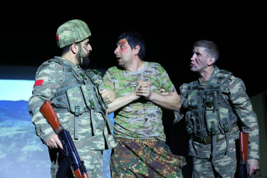 25 fevral 2026-cı il tarixində Binəqədi Rayon İcra Hakimiyyətinin təşkilatçılığı ilə Şuşa Dövlət Musiqili Dram Teatrında Xocalı soyqırımının 34-cü ildönümünə həsr olunmuş “İki əsgər” adlı  tamaşanın nümayişi