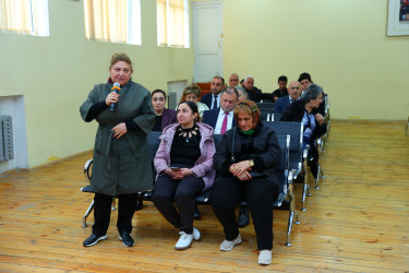 09 aprel 2026-cı il tarixində Binəqədi Rayon İcra Hakimiyyətinin başçısı Elxan Allahverdiyevin 9-cu mikrorayon sakinləri ilə səyyar qəbulu