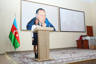 Ulu Öndər, xalqımızın Ümumilli lideri Heydər Əliyevin əziz xatirəsinə həsr olunmuş “Heydər Əliyev və Azərbaycan tarixi” mövzusunda elmi-praktik konfransın rayon mərhələsi 05.04.2024