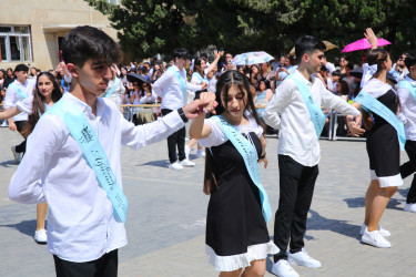 Binəqədi rayonunda 2023-2024-cü tədris ilinin başa çatması münasibətilə 14 iyun 2024-cü il tarixində orta ümumtəhsil müəssisələrində “Son zəng” tədbirləri