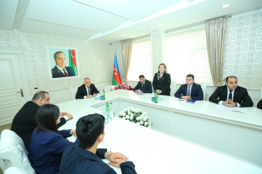 02 fevral 2026-cı il tarixində Binəqədi Rayon İcra Hakimiyyətində gənclərlə 2 Fevral-“Azərbaycan Gəncləri Günü”nə həsr olunmuş tədbir