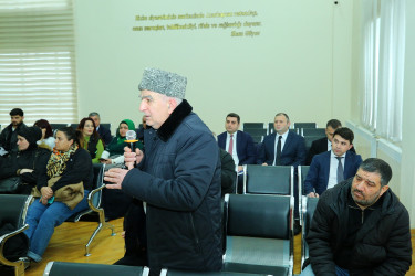 05 fevral 2026-cı il tarixində Binəqədi Rayon İcra Hakimiyyətinin başçısı Elxan Allahverdiyevin Binəqədi qəsəbə sakinləri ilə səyyar qəbulu