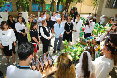 Binəqədi rayonu 143 nömrəli tam orta məktəbdə “Yaşıl dünya naminə həmrəyik ili” şüarı altında “Eko-düşərgə”  29.04.2024