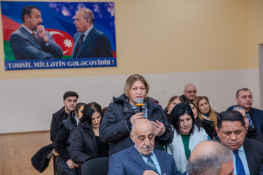 22 yanvar 2026-cı il tarixində Binəqədi Rayon İcra Hakimiyyətinin başçısı Elxan Allahverdiyevin Biləcəri qəsəbə sakinləri ilə səyyar qəbulu