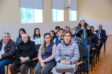 22 yanvar 2026-cı il tarixində Binəqədi Rayon İcra Hakimiyyətinin başçısı Elxan Allahverdiyevin Biləcəri qəsəbə sakinləri ilə səyyar qəbulu