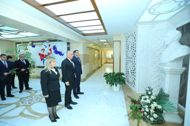 02 fevral 2026-cı il tarixində Binəqədi Rayon İcra Hakimiyyətində gənclərlə 2 Fevral-“Azərbaycan Gəncləri Günü”nə həsr olunmuş tədbir