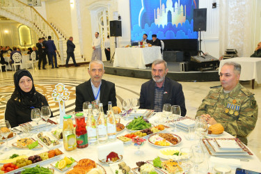 Binəqədi Rayon İcra Hakimiyyəti tərəfindən Ramazan ayı münasibətilə iftar süfrəsinin təşkilatı 06.04.2024