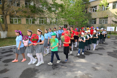 Binəqədi rayonu 144 nömrəli tam orta məktəbdə “Yaşıl dünya naminə həmrəylik ili” çərçivəsində "Dünyamızı qoruyaq!" adlı tədbir 30.04.2024