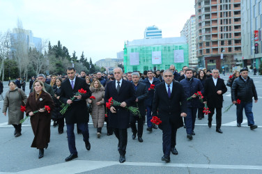 26 fevral 2026-cı il tarixində Xocalı soyqırımının 34-cü ildönümü ilə əlaqədar “Ana harayı” abidəsinin ziyarəti
