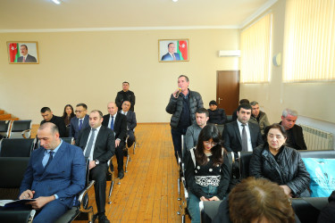 10 mart 2026-cı il tarixində Binəqədi Rayon İcra Hakimiyyətinin başçısı Elxan Allahverdiyevin 6-cı mikrorayon sakinləri ilə səyyar qəbulu