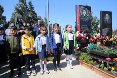 2016-cı ildə Aprel döyüşləri zamanı şəhid olmuş Fəxrəddin Qurbanlının və Emin Bağırovun anım gününə həsr olunmuş tədbiri 04.04.2024