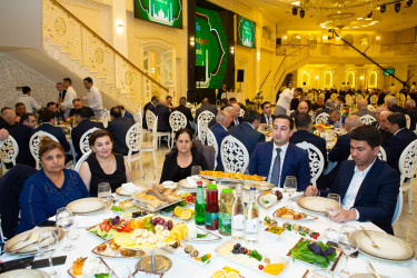 Binəqədi Rayon İcra Hakimiyyəti tərəfindən müqəddəs Ramazan ayı münasibətilə iftar süfrəsinin təşkili 17.03.2025